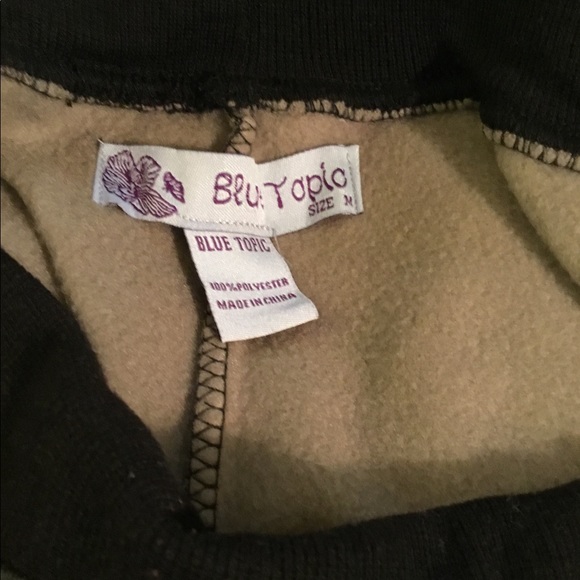 Blue Topic Green Camouflage Sweatpants Size Medium $25 - Picture 14 of 15